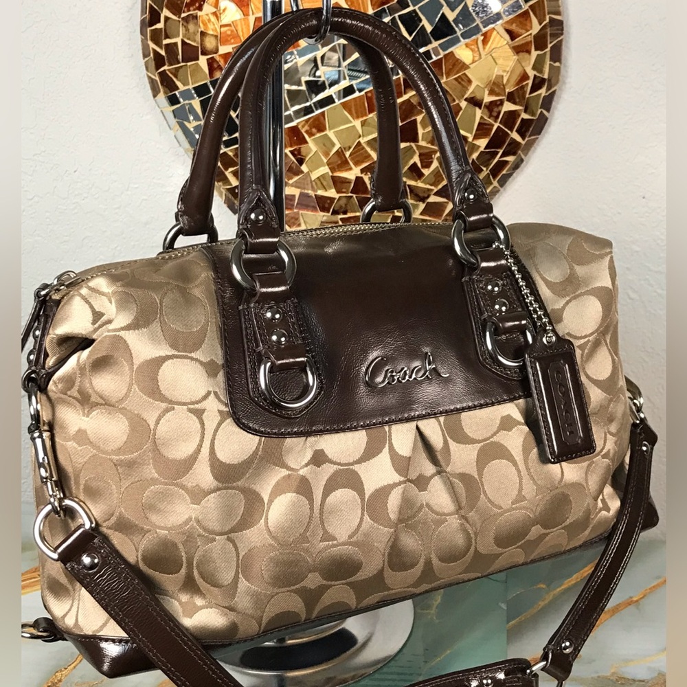 COACH 2010 Ashley Signature Sateen Satchel Bag 😍🔥 - Picture 12 of 17